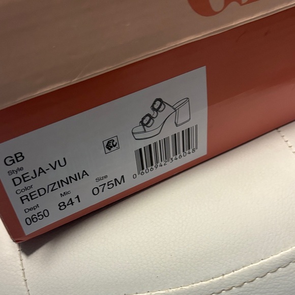 Gianni Bini Pink Paisley Mules with Rhinestone Buckle - Picture 11 of 12